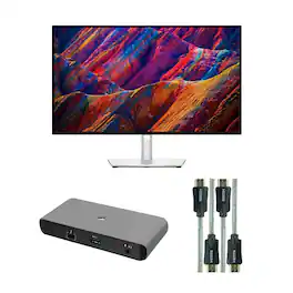 Dell - U2723QE 27-Inch Monitor with Docking Station and HDMI Cable (3 Items)