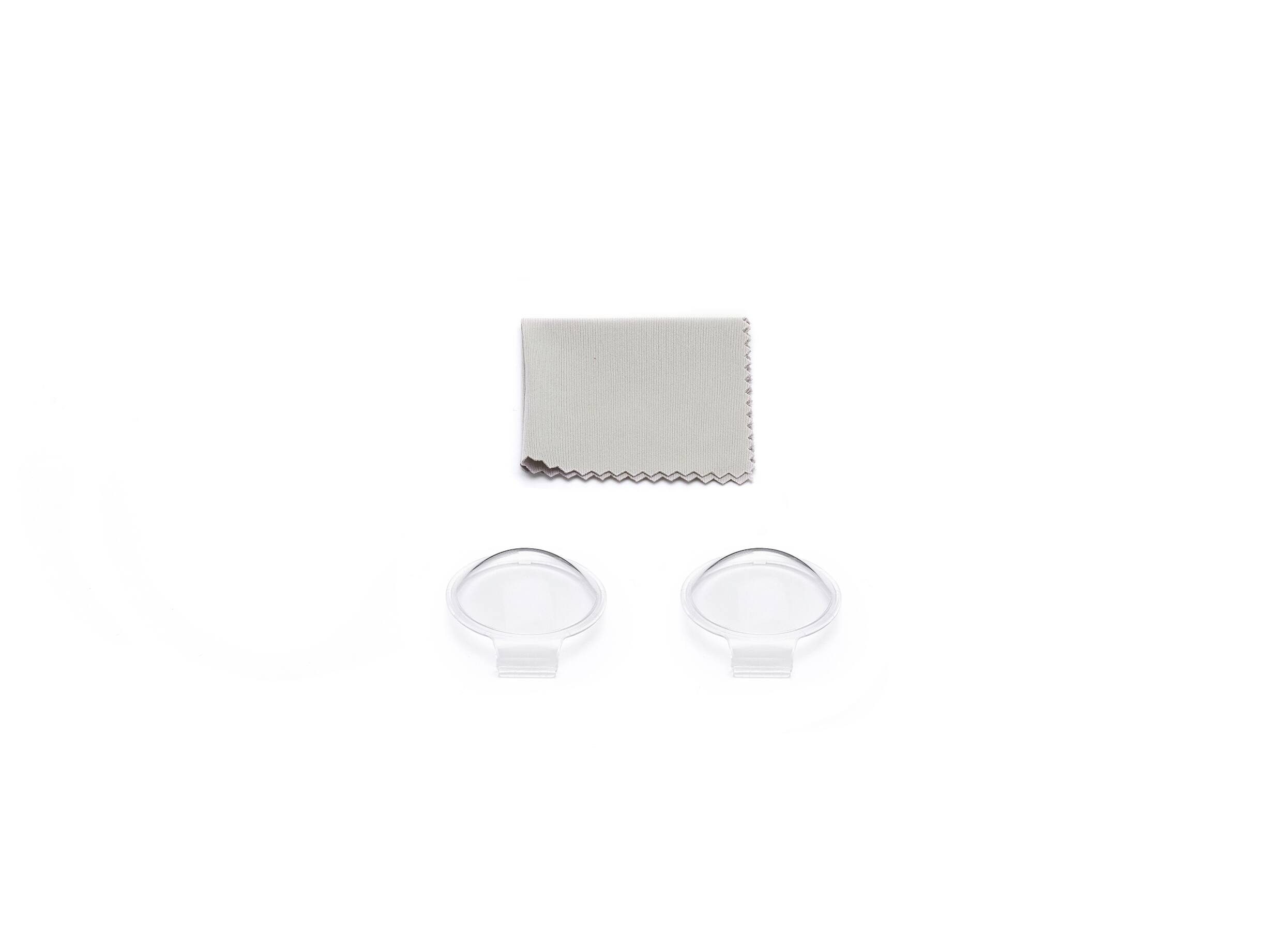 Back. DJI - Osmo 360 Transparent Lens Protectors - Black.