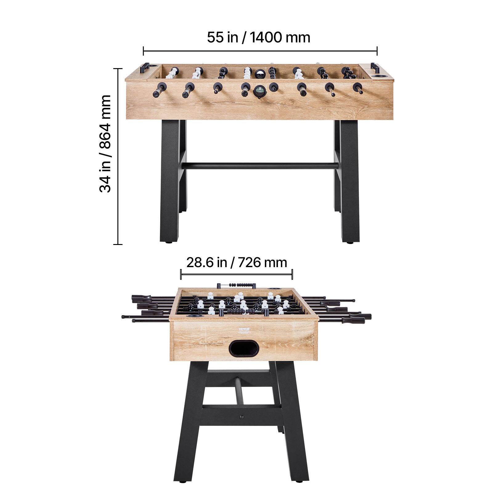 55 in / 1400 mm  
34 in / 864 mm  
28.6 in / 726 mm
