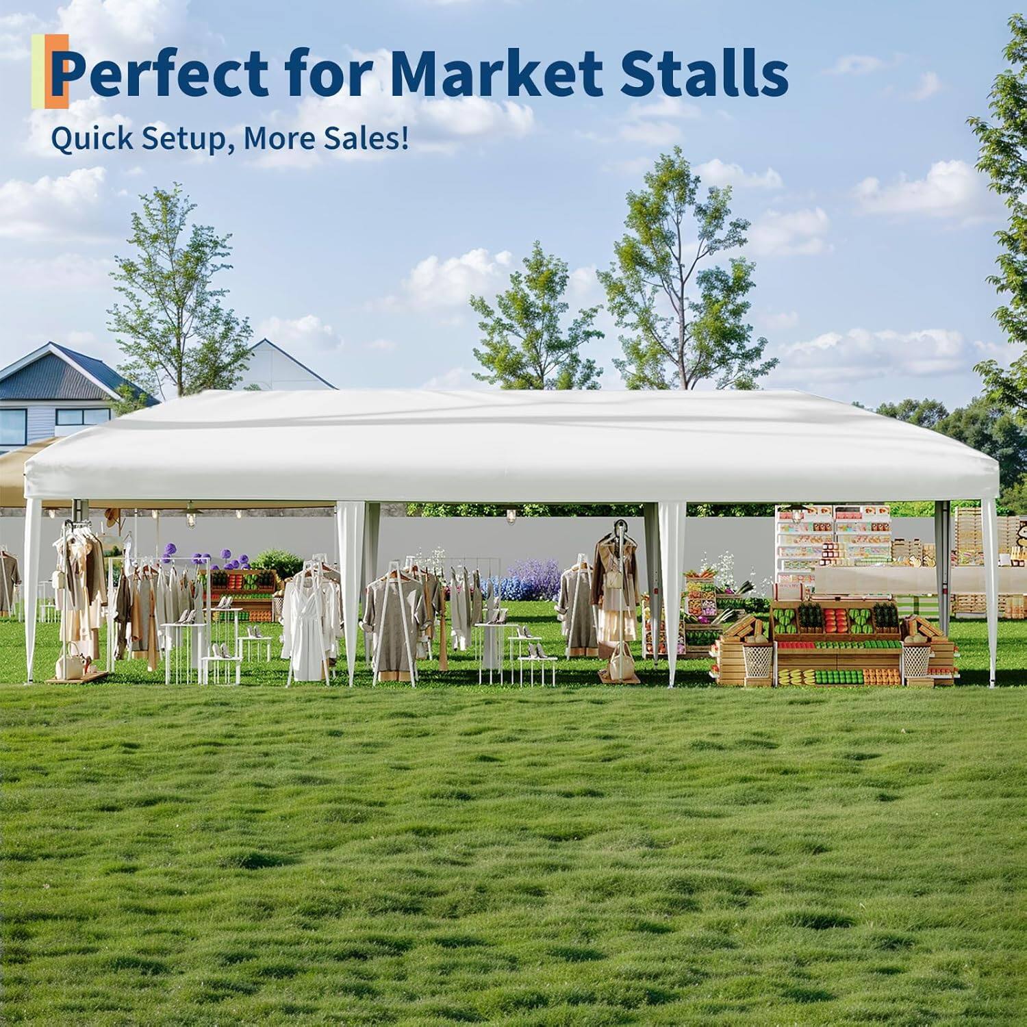 Perfect for Market Stalls  
Quick Setup, More Sales!