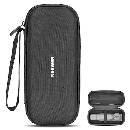Front. Neewer - Portable Hard Case for DJI Pocket 3 & Accessories, AC025.
