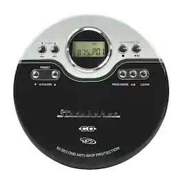 Studebaker - SB3703 Joggable Portable CD/MP3 Player - Black