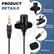 PRODUCT DETAILS
- Unidirectional condenser mic
- Detachable collar clip
- 3.5mm Plug
- Windscreen