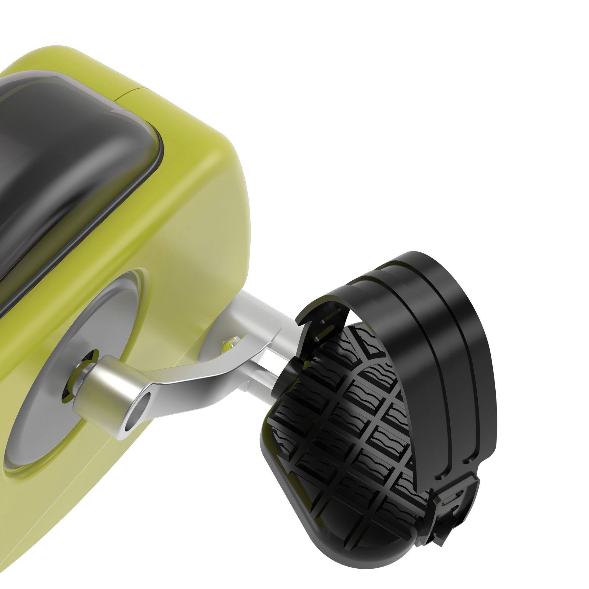 Alt View 8. Soozier - Foldable Upright Training Exercise Bike Indoor Stationary X Bike with 8 Levels of Magnetic Resistance - Yellow.