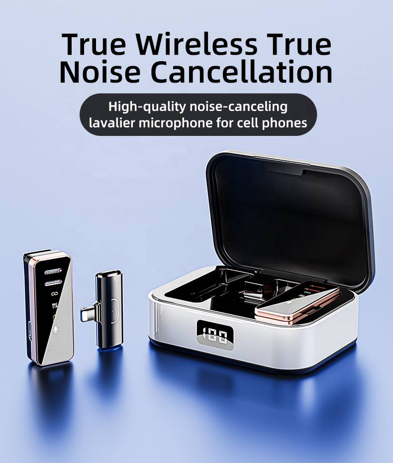 True Wireless True Noise Cancellation  
High-quality noise-canceling lavalier microphone for cell phones  
SNPN ARLALDA 114 100