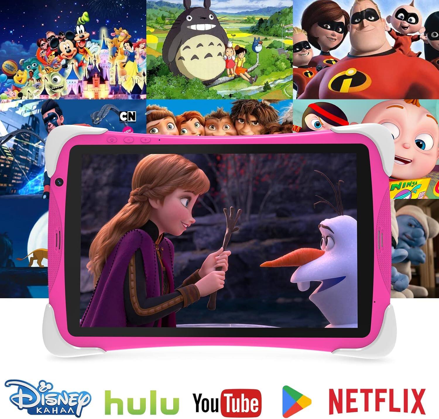 Disney, Hulu, YouTube, Netflix, CN, Ninsa