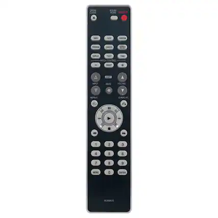 OPEN CLOSE
SOUND MODE
POWER
A-B
RANDOM
CANCEL
SCROLL RECALL
TEXT
TIME
PITCH CONTROL
RESET
AMP INPUT
MUTE
VOLUME
REPEAT
Q.REPLAY
PROGRAM
CANCEL
DISPLAY
TEXT
VOLUME
1 2 3
4 5 6
7 8 9
0
MENU
ENTER
RC002CD