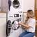 Alt View 8. Equator - Equator ECONOMY COMPACT EW 826 1.6 cu ft. Stackable Washer + ED 850S 3.5 cu ft. w Knob Electric Dryer Vented Sensor 110V - White.