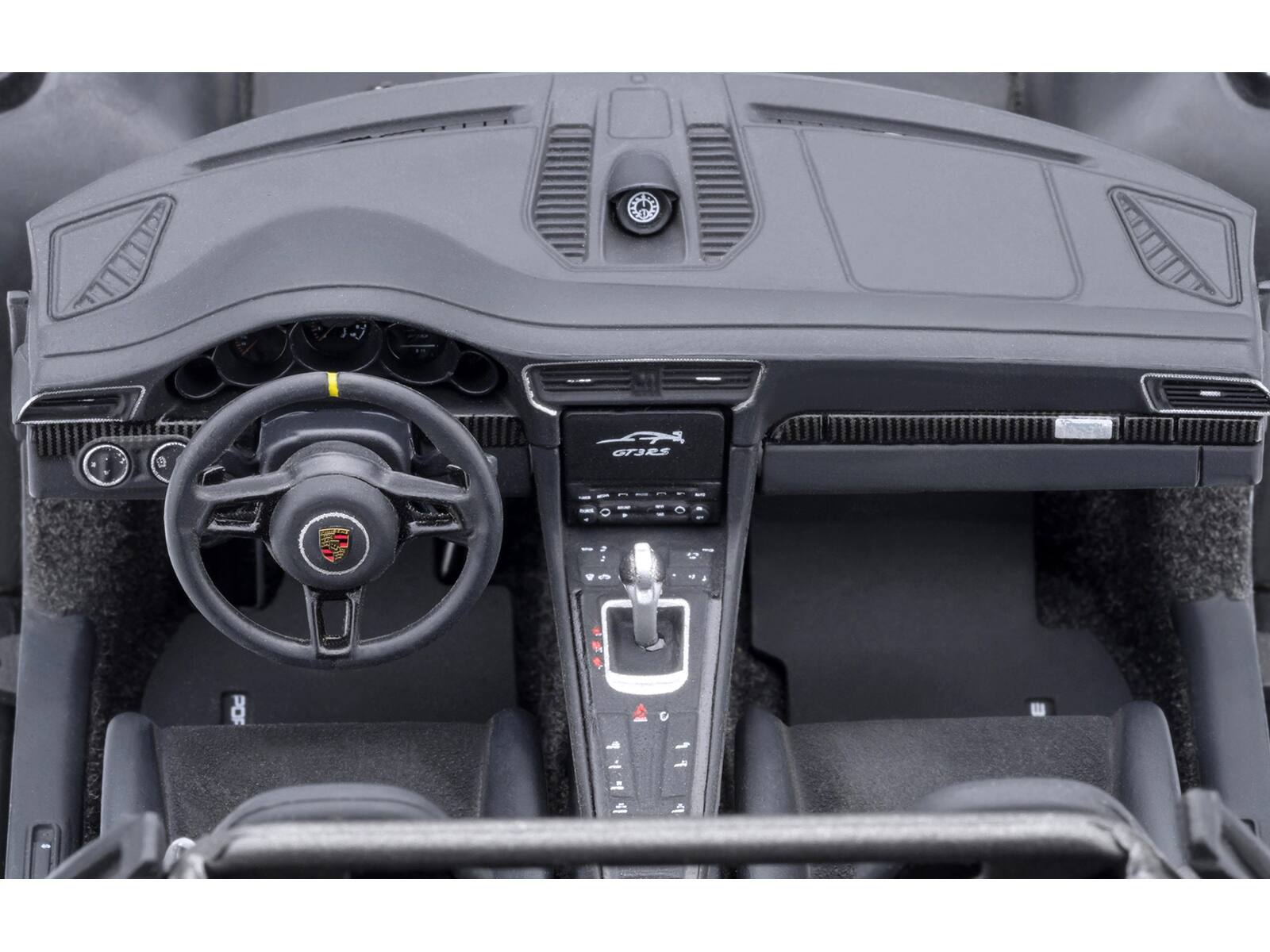 Alt View 4. Autoart - Porsche 911 (991.2) GT3 RS Weissach Package White with Carbon Hood and Top 1/18 Model Car by Autoart.