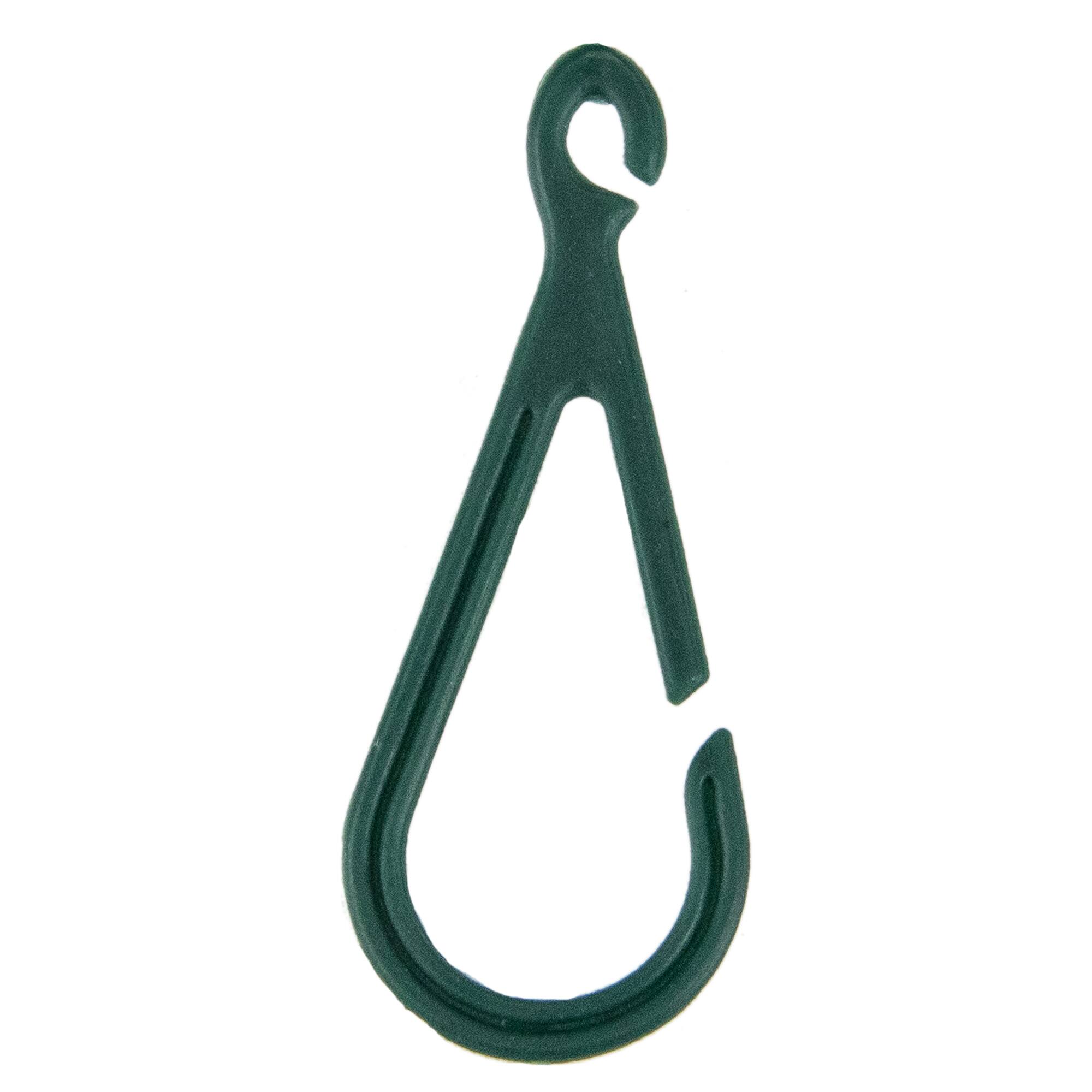 Northlight - Outdoor Christmas Ornament Hanger Hooks - 1.75" - Forest Club Pack of 48 - Green