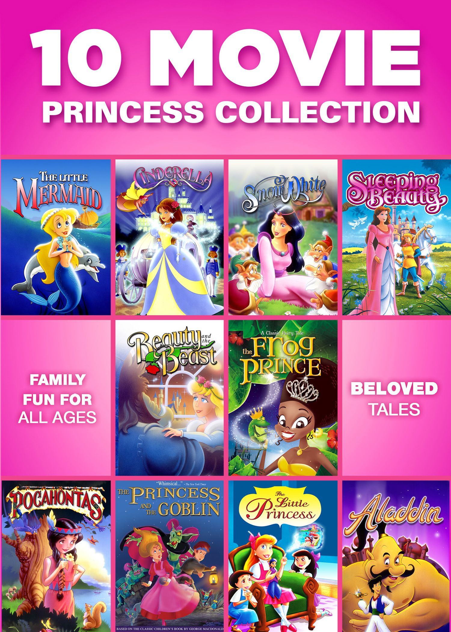 Customer Reviews: 10 Movie Princess Collection [2 Discs] [DVD] - Best Buy