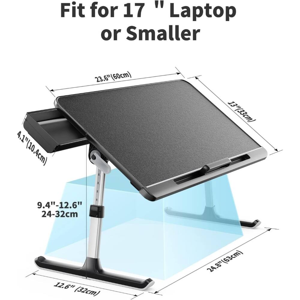 Fit for 17" Laptop or Smaller

- 4.1" (10.4cm)
- 23.6" (60cm)
- 13" (33cm)
- 9.4"-12.6" (24-32cm)
- 12.6" (32cm)
- 24.8" (63cm)