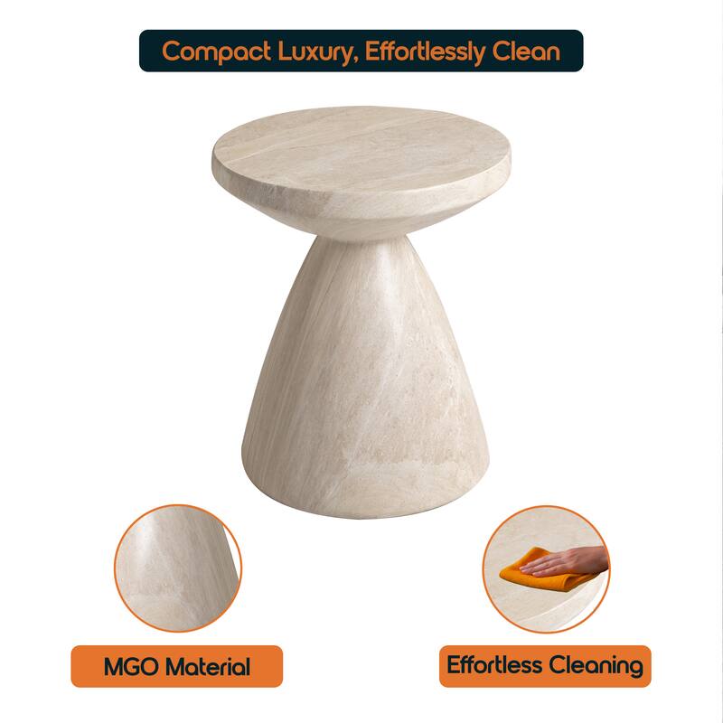 Compact Luxury, Effortlessly Clean  
MGO Material  
Effortless Cleaning