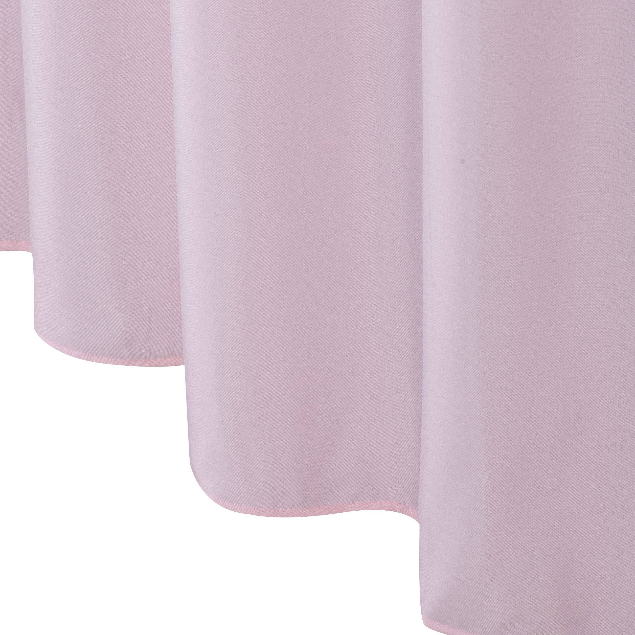 Alt View 3. Kate Aurora - Kate Aurora Living Hotel Collection Mold & Mildew Resistant Fabric Shower Curtain - Rose - Rose.