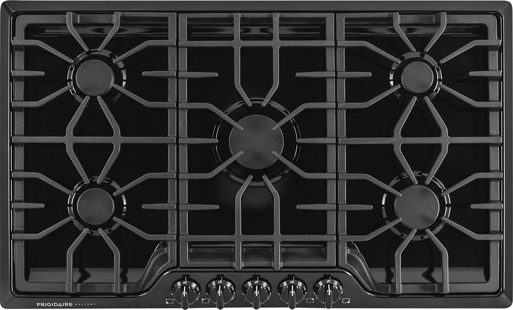 Alt View 11. Frigidaire - Gallery 36" Built-In Gas Cooktop - Black.