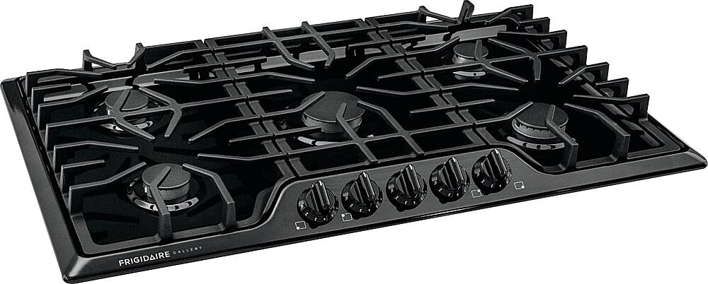 Alt View 12. Frigidaire - Gallery 36" Built-In Gas Cooktop - Black.