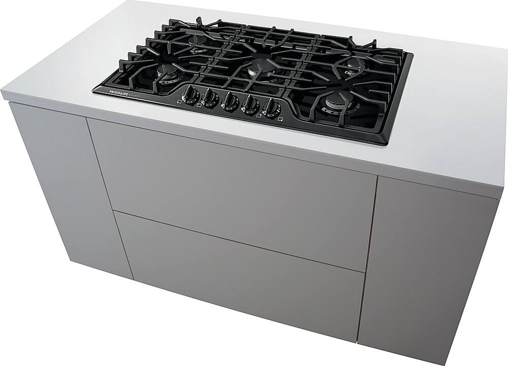 Alt View 17. Frigidaire - Gallery 36" Built-In Gas Cooktop - Black.
