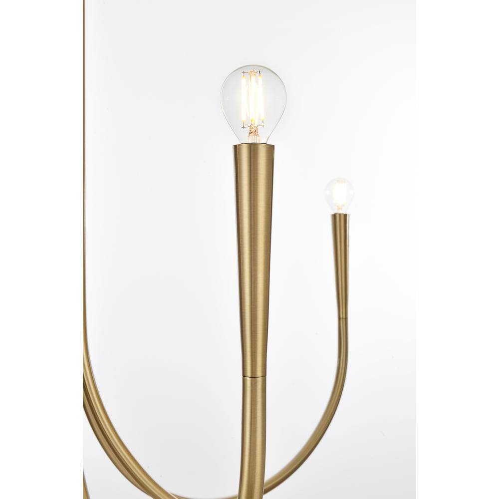 Alt View 2. Living District - Layne 42 inch chandelier in Gold - Gold.