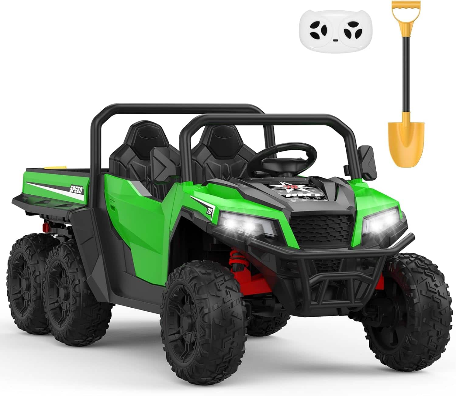 Electrodes Masters - 24V Kids Ride-on Dump Truck with Remote Control, Electric Dump Bed & Shovel, Music Player & Key Start price history on PriceWatchPro