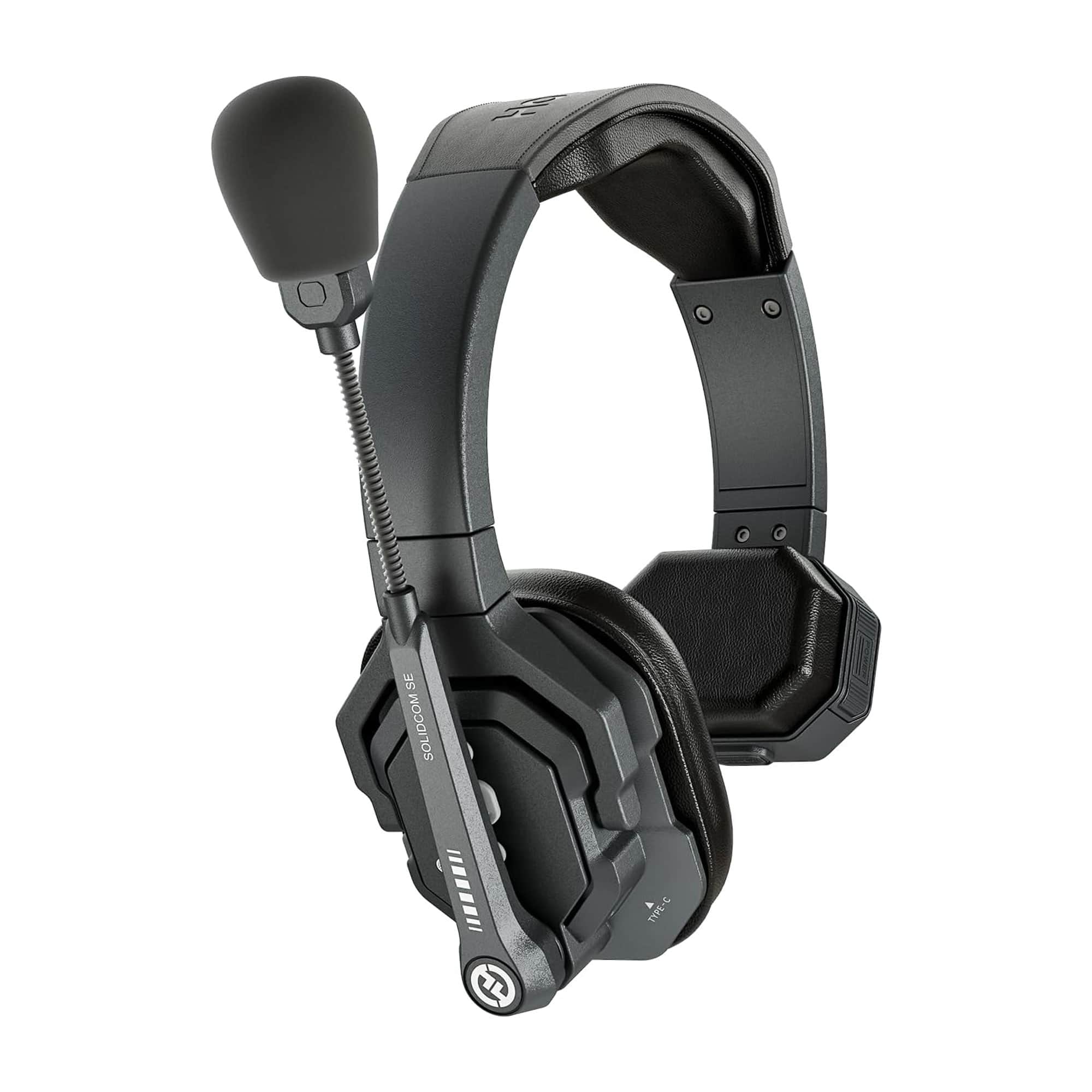 HOLLYLAND - Solidcom SE Global Full-Duplex Wireless Single-Ear Remote Headset (2.4 GHz) - Black