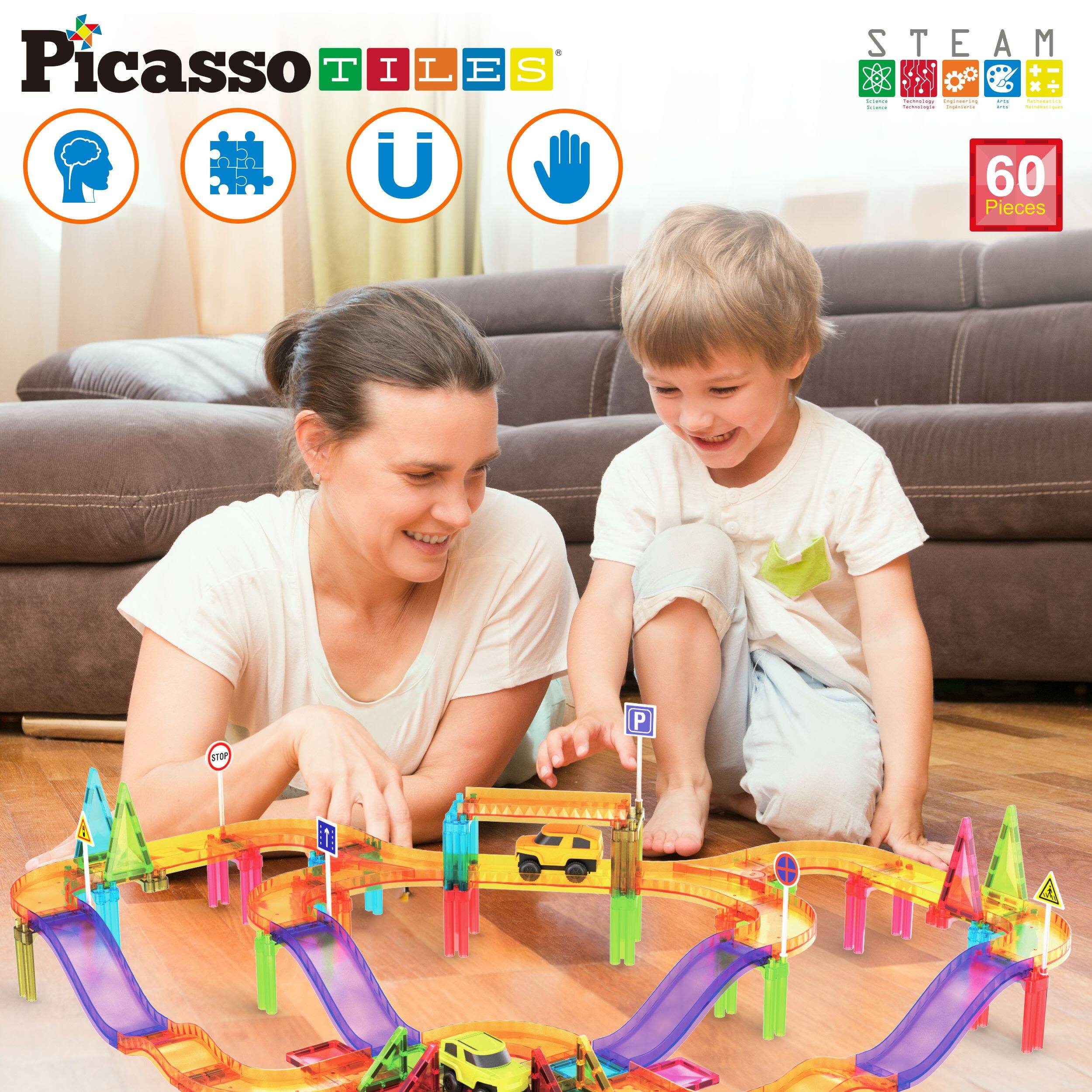 Picasso TILES U STEAM | Sceneigre C - I I | | | I | 60 Pieces P STO O