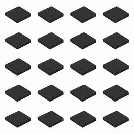Unique Bargains - 32pcs Square Speaker Isolation Feet Pads, 30x5mm Non Slip Foam Shock Absorption Pad for Amplifier - Black