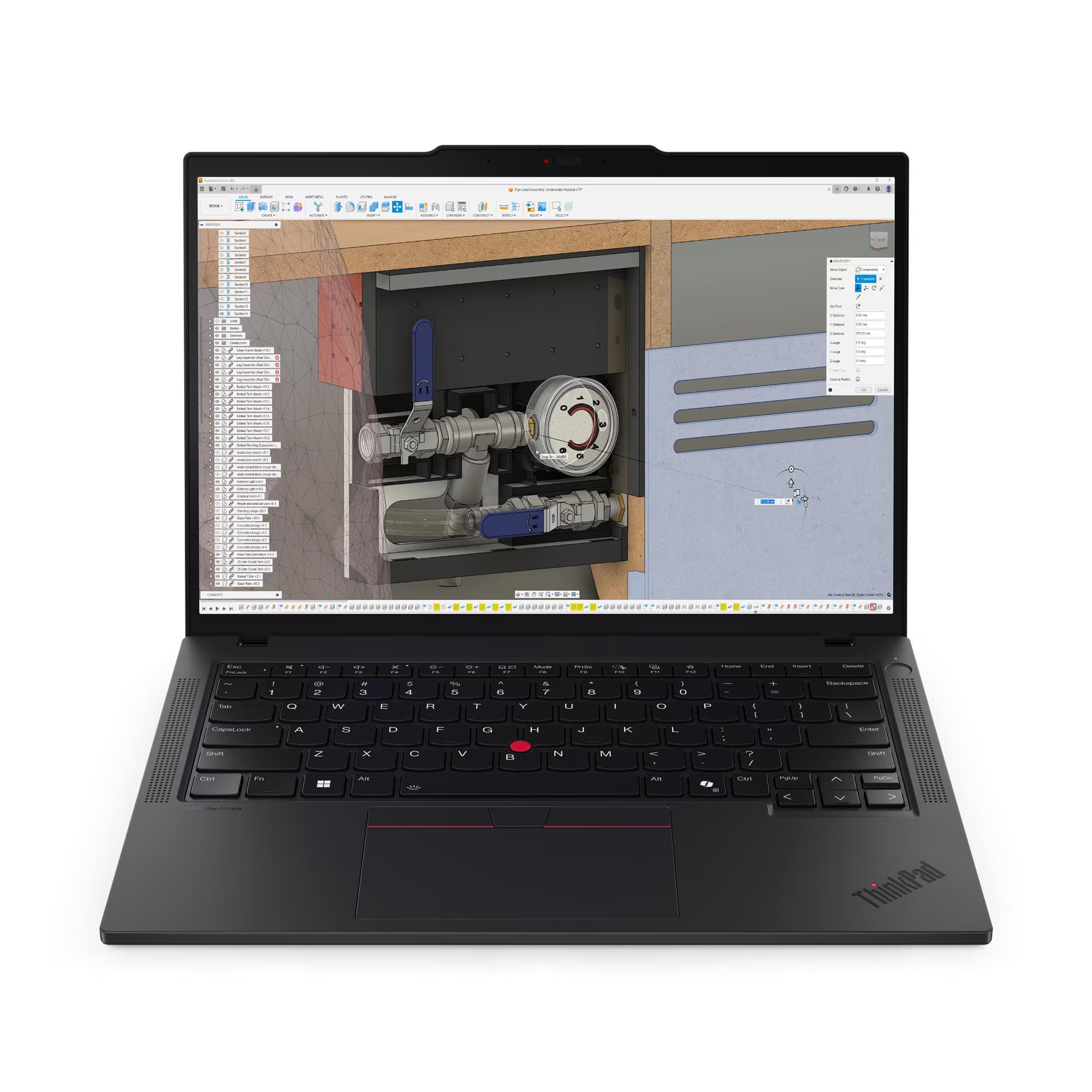 Lenovo - ThinkPad P14s Gen 6 14" Touch - Screen Laptop - AMD Ryzen AI 7 PRO with 32GB Memory - 512GB SSD - Black - Front_Zoom