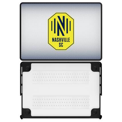 Front. Keyscaper - Nashville SC Linen MacBook Case - Multicolor.
