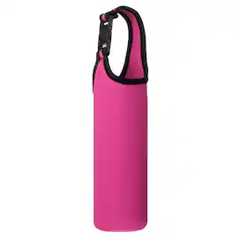 Unique Bargains - Neoprene Water Bottle Sleeves, Bottle Carrier Insulator with Handle, 3 in - For Hiking Cycling Camping Travel - Rose Red