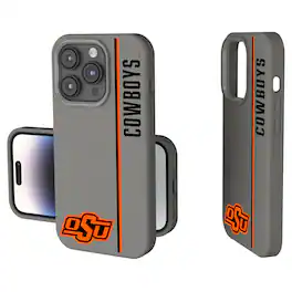 Keyscaper - NCAA - Oklahoma State Cowboys iPhone Soft Touch Case - 15 - Gray