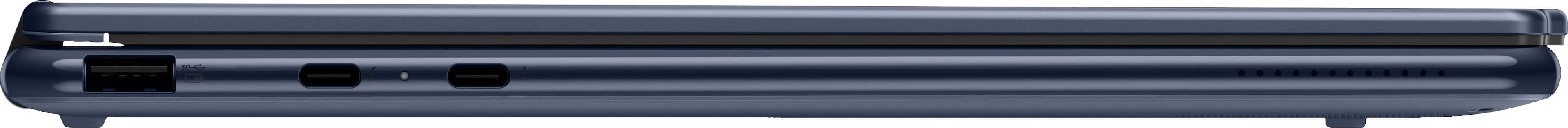 Alt View 10. Lenovo - Yoga 9i 2-in-1 Aura Edition - Copilot+ PC - 14" 3K 120Hz OLED Touchscreen Laptop - Intel Core Ultra 7 258V - 32GB - 1TB - Cosmic Blue.