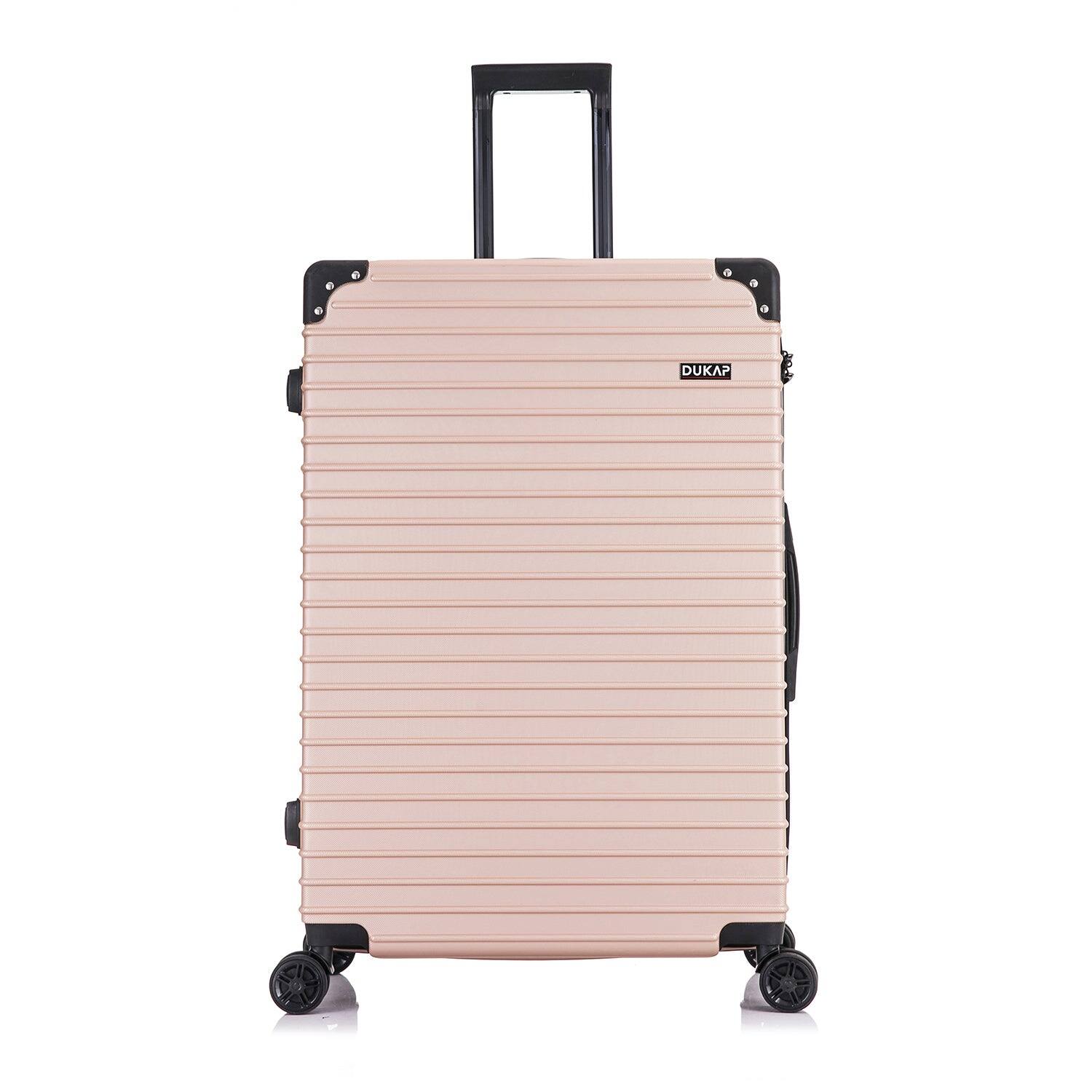 Angle. DUKAP - Tour Lightweight Luggage Large 28” - CHAMPAGNE.
