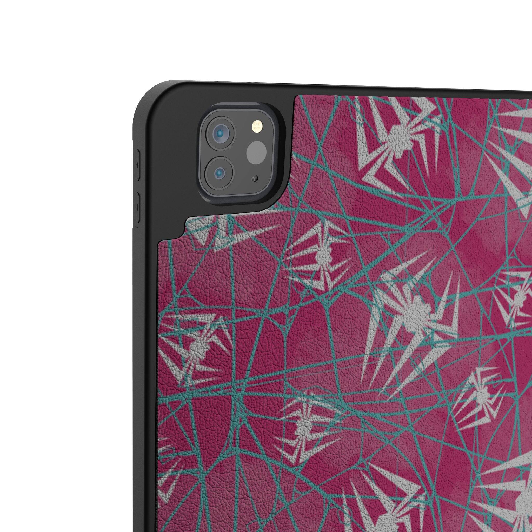 Left. Keyscaper - Marvel Pattern Tablet Case - Apple iPad Pro 13in (M4) - Spider-Gwen.