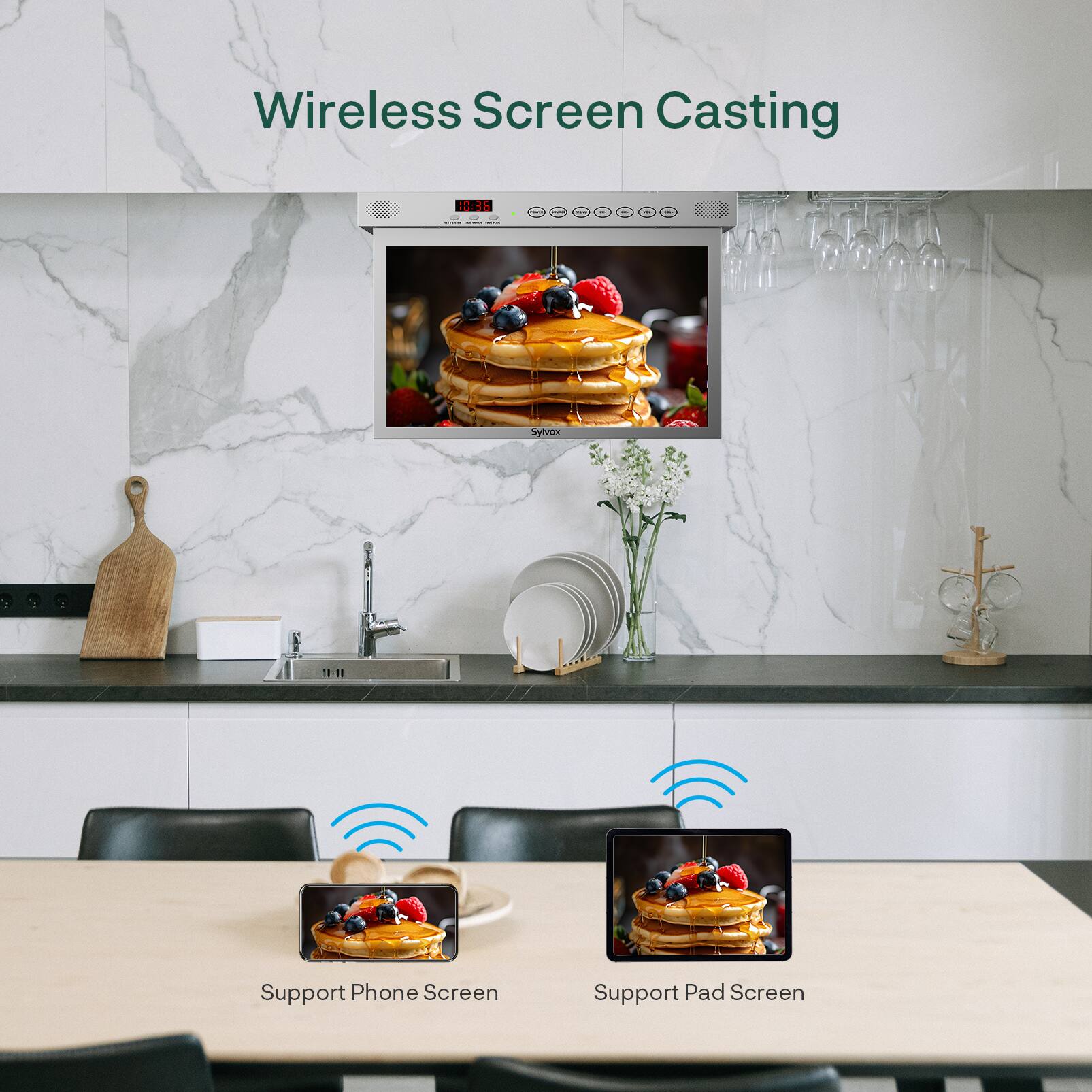 Wireless Screen Casting

10:36

APPL - Sylvox
11-11

Support Phone Screen
Support Pad Screen