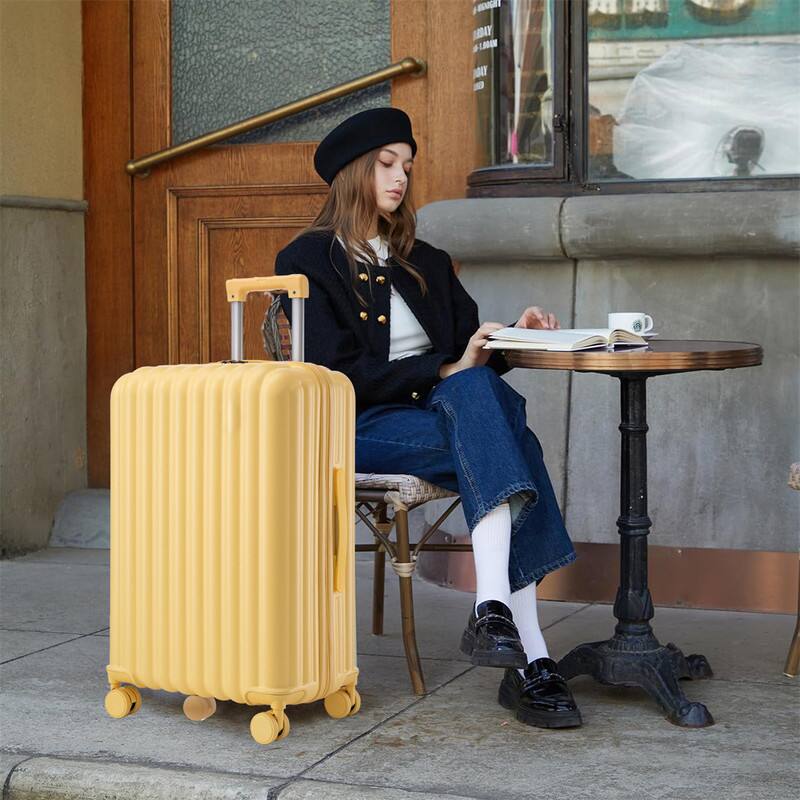 HTUTWOO ABS 3 Piece Spinner Wheel Luggage Set Carry On Suitcase