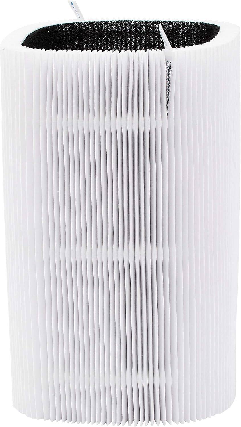 Alt View 3. Blueair - Blueair Blue Pure 411 Replacement Filter for 411 Auto, 411 & 411+ Purifiers, HEPASilent Filtration, Carbon Odor Control - Black/White.