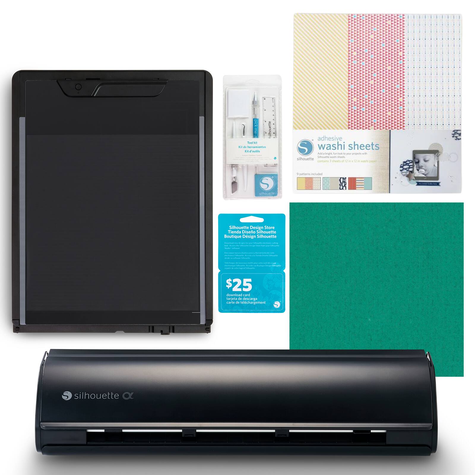 Silhouette - CAMEO5α (Alpha) Electrostatic Mat Bundle - Matte Black