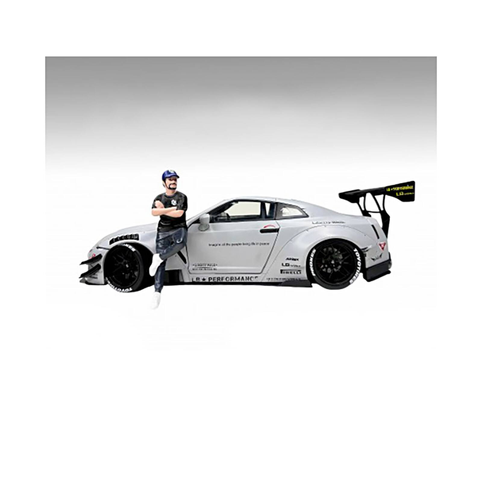 "LB Nation" Figure #1 for 1/24 Scale Models by American Diorama