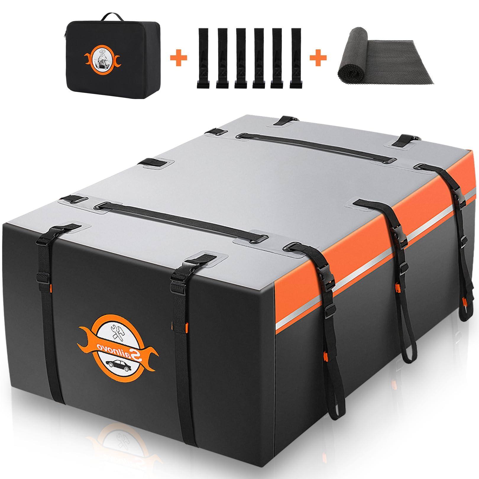 Front. NICHOLAS KLEIN - Rooftop Cargo Carrier Bag 21 Cubic 1000d Pvc Waterproof Vehicle Soft-shell For Cars With without Roof Rack ... - 20 Cubic CUBE-20-U.