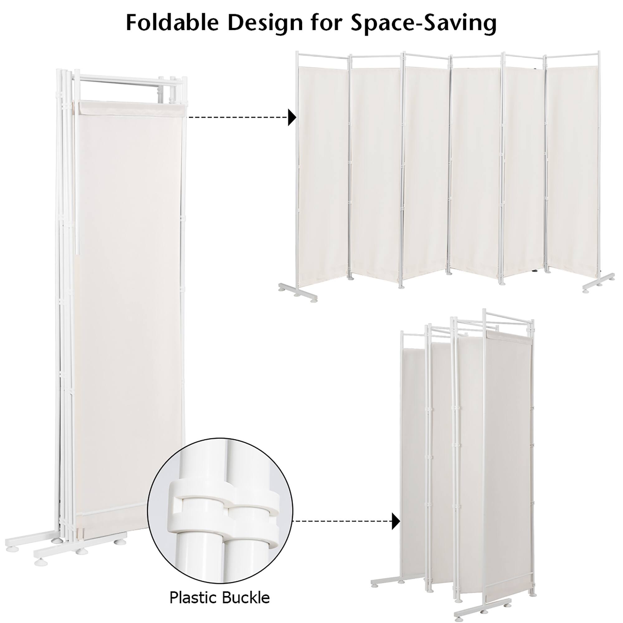 Foldable Design for Space-Saving

Plastic Buckle