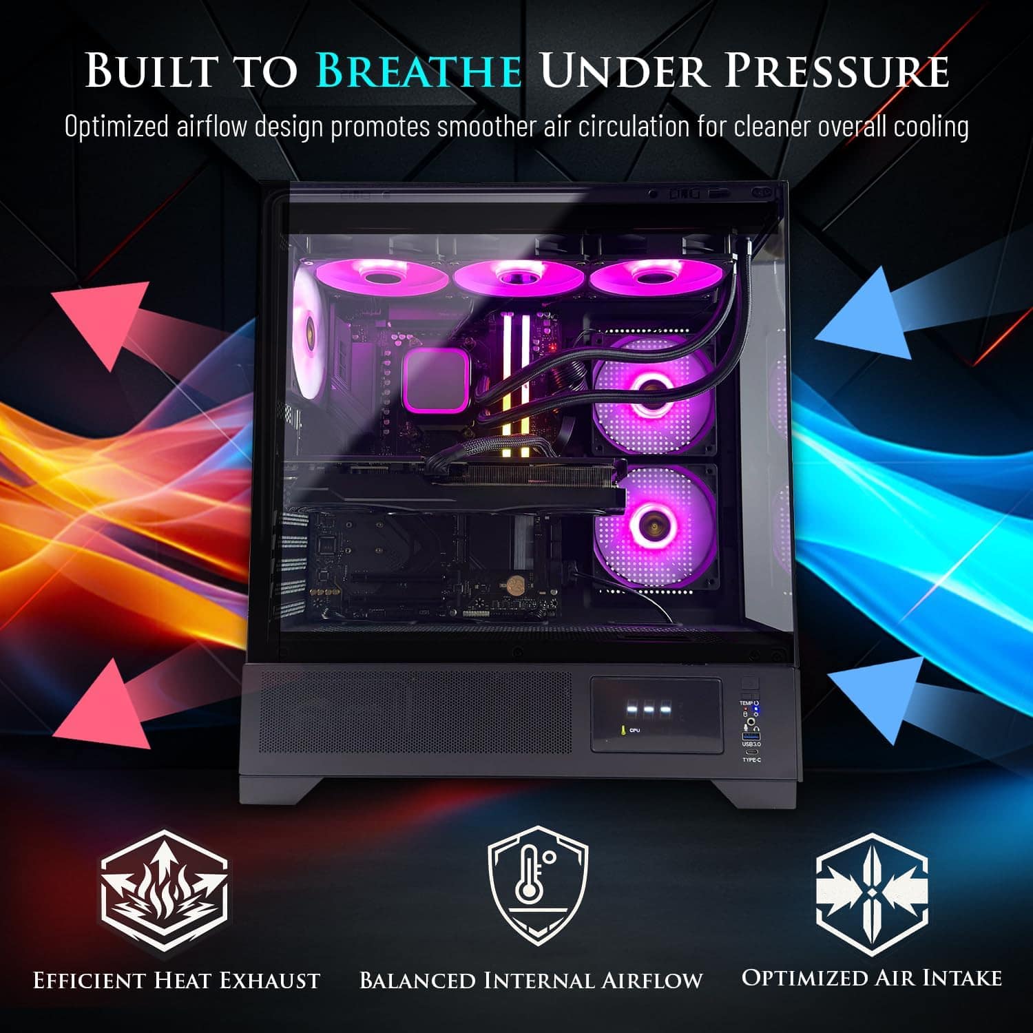 Hachiman PC Tora Gaming PC, AMD Ryzen 7 7800X3D, Radeon RX 9070XT