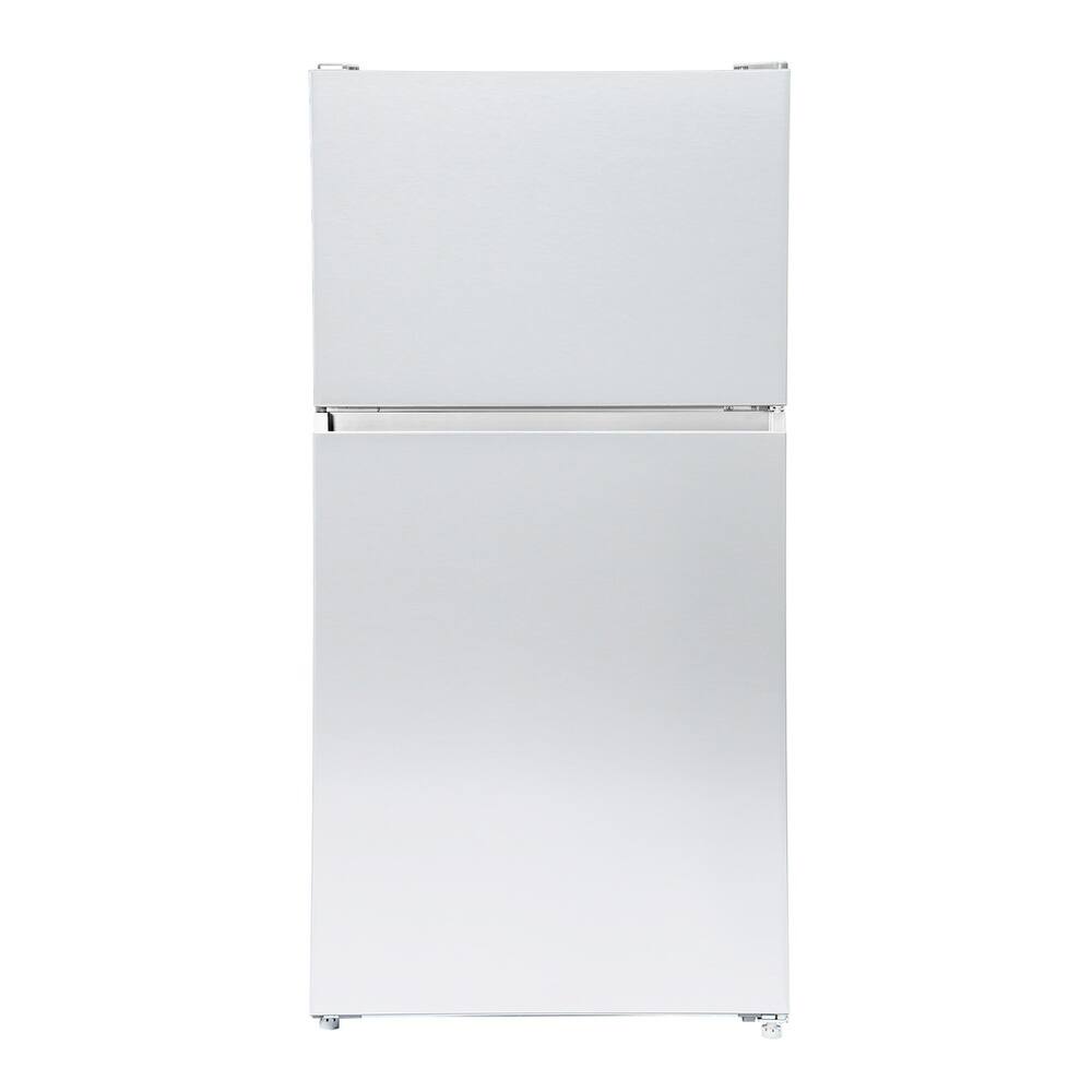 Front. Verona - Verona 33 inch Top Freezer Refrigerator with 24 cu. ft. Total Capacity in White - White.