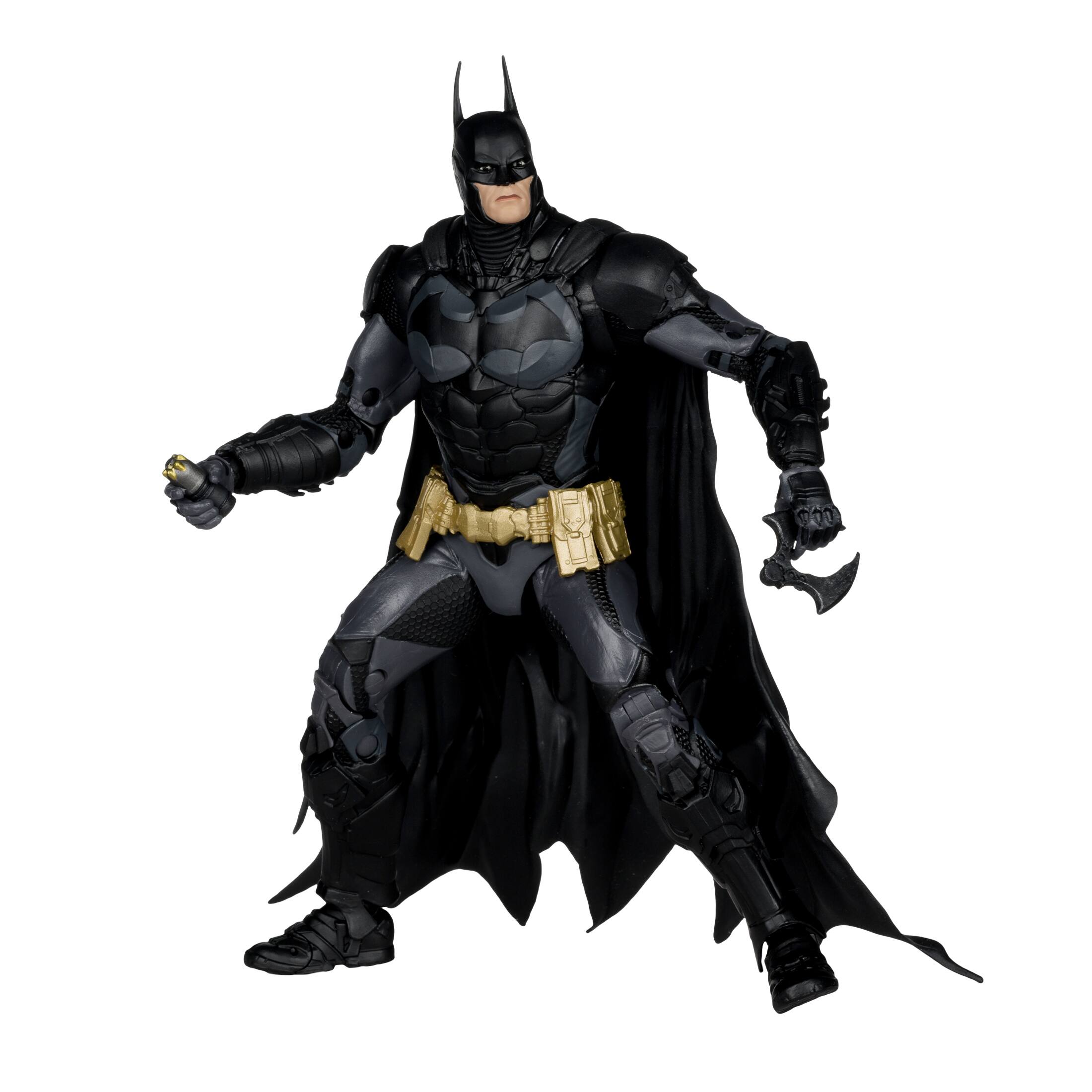 Angle. McFarlane Toys - DC Multiverse Batman (Arkham Knight) 7.5" Action Figure.