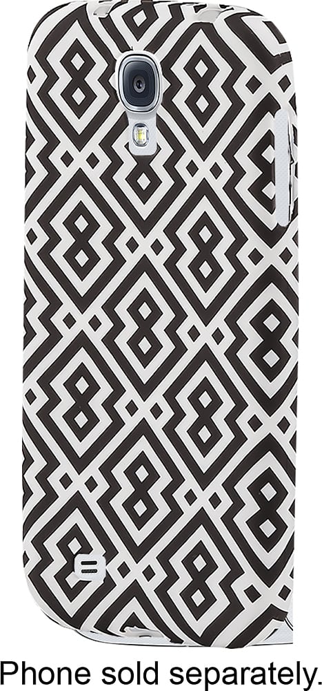 Front. Dynex™ - Case for Samsung Galaxy S 4 Cell Phones - Black/White.