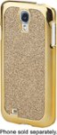 Front. Dynex™ - Case for Samsung Galaxy S 4 Cell Phones - Gold Glitter.