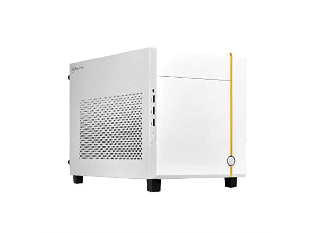 "SilverStone - SG14B White SFF Chassis, Plastic Front, Steel Body, 32.5"" Drive Bay - White" price history on PriceWatchPro