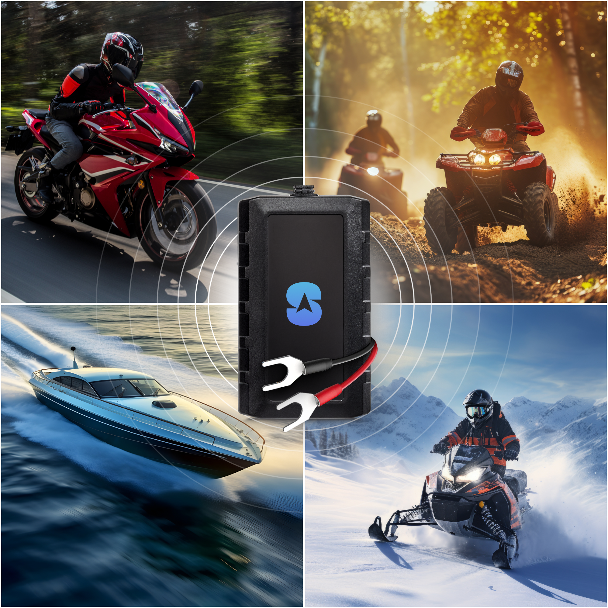 Spytec GPS Moto GPS Tracker Real Time Tracking for Motorcycles