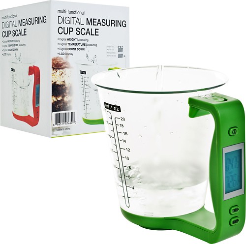 Best Buy: Chef Buddy Digital Detachable Measuring Cup Scale White