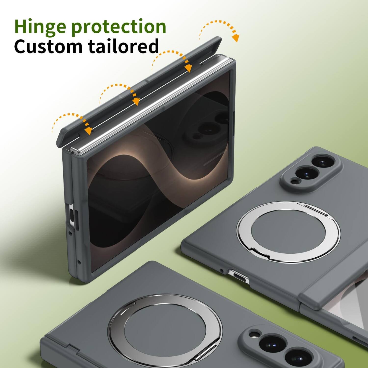 Hinge protection  
Custom tailored