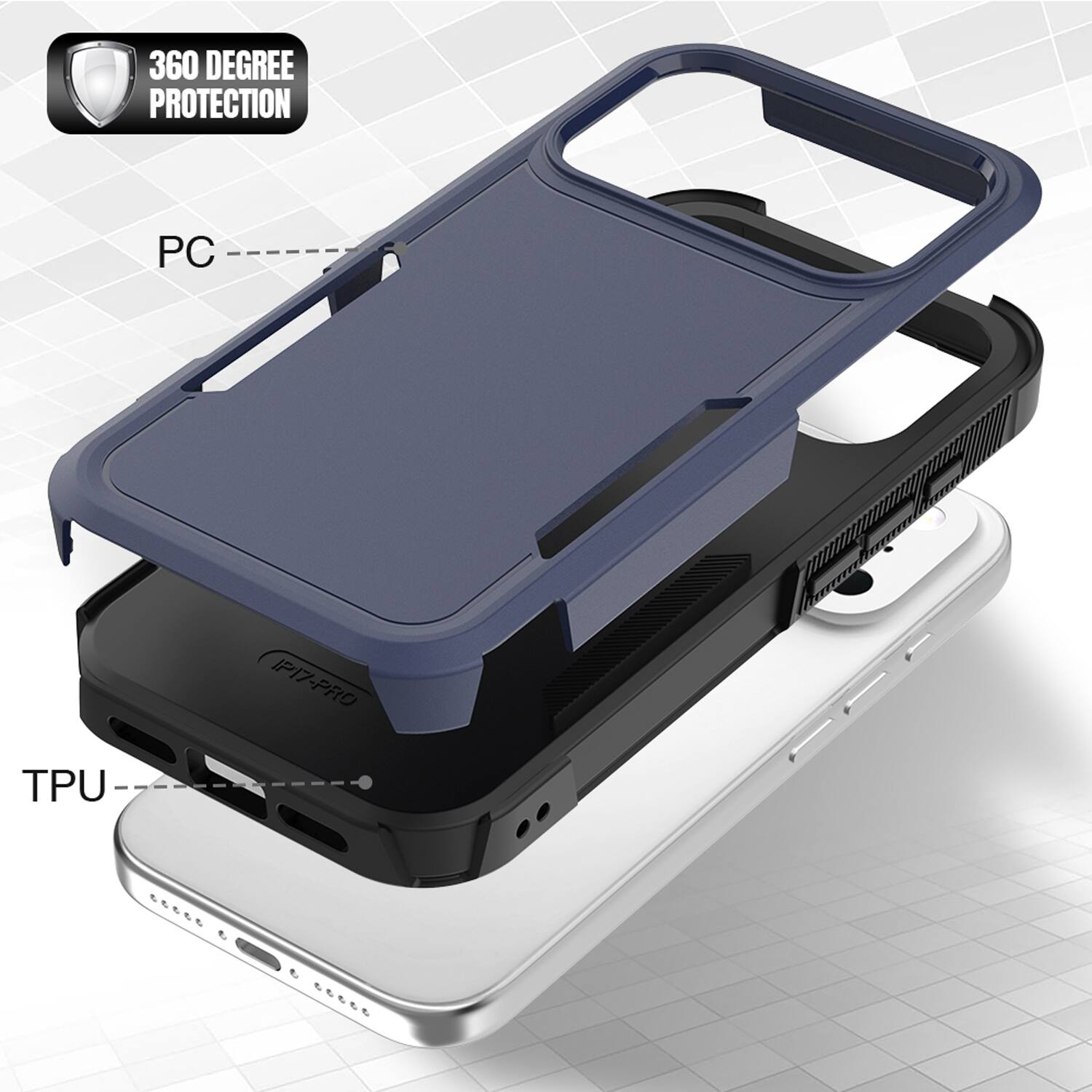 360 DEGREE PROTECTION

PC

TPU

P17-PRO